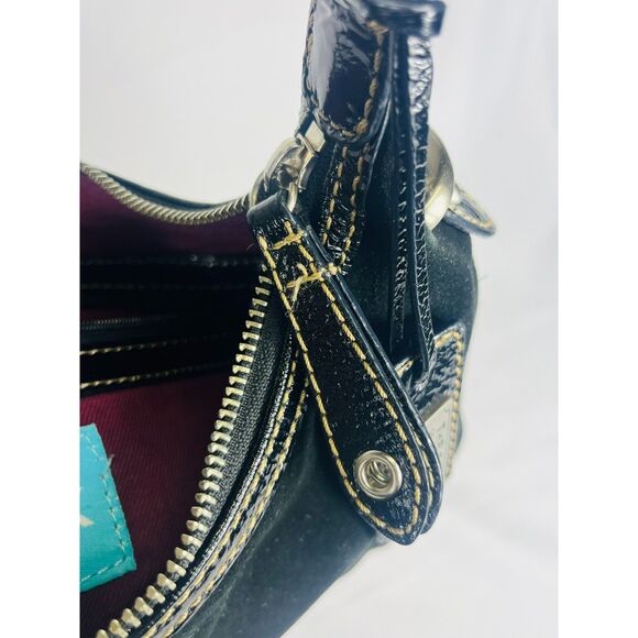 The Sak Black Suede Hobo Shoulder Bag - Picture 10 of 13